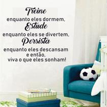 Adesivo Decorativo Motivacional Treine Estude Persista Adesivo Decorativo Motivacional Treine Estude Persista