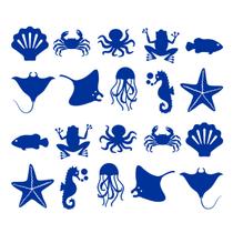 Adesivo Decorativo Para Fundo De Piscina Infantil - Peixes Adesivo Decorativo Para Fundo De Piscina Infantil - Peixes
