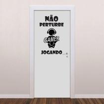 Adesivo Decorativo para Porta Gamer não perturbe Adesivo Decorativo para Porta Gamer não perturbe