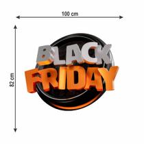 Adesivo decorativo para vitrine tema black