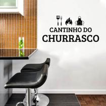 Adesivo Decorativo Parede Cantinho do Churrasco