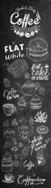 Adesivo Decorativo Parede Chalkboard Lousa Para Cozinha/ Área Gourmet Coffee - Fama Adesivos