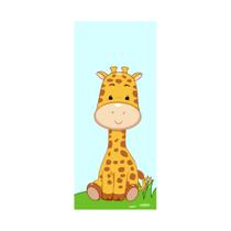 Adesivo Decorativo Porta Quarto Infantil Animal Girafa