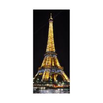 Adesivo Decorativo Porta Torre Eiffel Luzes Paris França