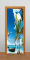 Adesivo decorativo portas praia ( med. 90x210)