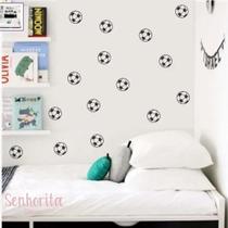 Adesivo Decorativo Quarto De Menino Kit Mini Bola De Futebol