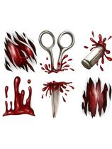 Adesivo Decorativo Roupa Halloween Realista Festa Fantasia