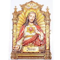 Adesivo Decorativo Sagrado Coração De Jesus 39x26.5cm