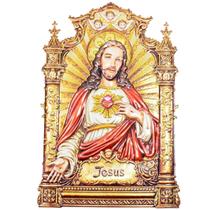 Adesivo Decorativo Sagrado Coração De Jesus 39X26.5Cm - Tascoinport