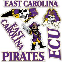 Adesivo Desert Cactus East Carolina University Pirates ECU