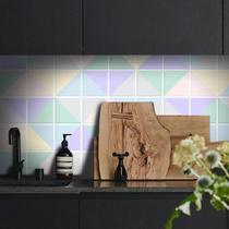 Adesivo Destacável Azulejo para Cozinha Triângulo Clear Adesivo Destacável Azulejo para Cozinha Triângulo Clear