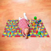 Adesivo Destacável para Chão Infantil Lego Adesivo Destacável para Chão Infantil Lego
