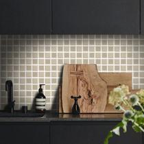 Adesivo Destacável Pastilha para Cozinha 3D Marrom Adesivo Destacável Pastilha para Cozinha 3D Marrom