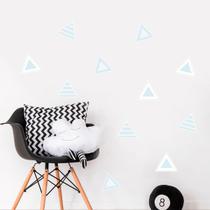 Adesivo Destacável Triângulos - Várias Cores Adesivo Destacável Triângulos - Várias Cores