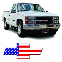 Adesivo Dianteiro Compatível Silverado 97/00 Eua Resinado