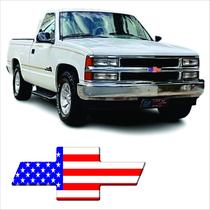 Adesivo Dianteiro Compatível Silverado 97/00 Eua Resinado