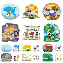 Adesivo DIY Craft Kit BWKoss 36Set da Escola Dominical para crianças