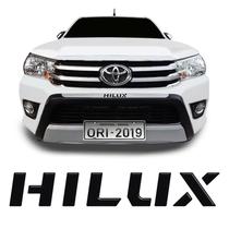 Adesivo Do Para-choque Hilux 2016/ Emblema Preto Resinado Adesivo Do Para-choque Hilux 2016/ Emblema Preto Resinado