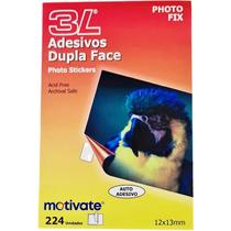 Adesivo Dupla Face Fix Foto Pacote Com 224 Unidades