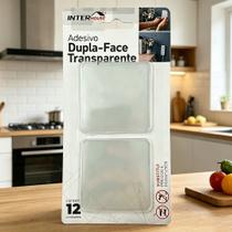 Adesivo Dupla Face Transparente 12 Peças Super Fixação Resistente Multiuso Prático Adesivo Dupla Face Transparente 12 Peças Super Fixação Resistente Multiuso Prático