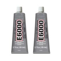 Adesivo E6000 de alta viscosidade multiuso de 110 mL, pacote com 2
