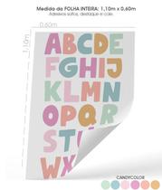 Adesivo Educativo Alfabeto - Grande Am703-Candycolors