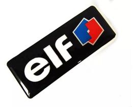 Adesivo Elf Resinado 9x3,5 Cms Re18 Adesivo Elf Resinado 9x3,5 Cms Re18