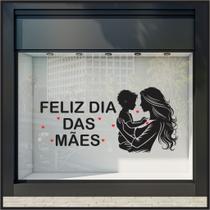 Adesivo em recorte para vitrine dia das mães 58x120m Adesivo em recorte para vitrine dia das mães 58x120m
