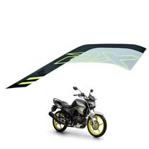 Adesivo Emblema Aba Tanque Direito Ybr150 Factor Dx 2025 Prata