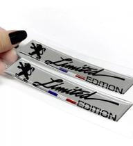 Adesivo Emblema Aplique Peugeot 206 Limited Edition Cromado