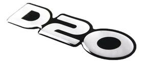 Adesivo Emblema Chevrolet D20 Resinado Prata D20r01