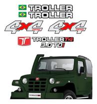 Adesivo Emblema Compatível Troller T4 4x4 2010