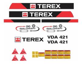 Adesivo Emblema compatível Vibroacabadora Terex 421