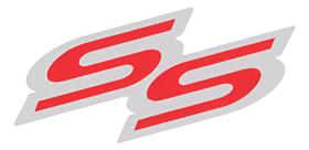 Adesivo Emblema Corsa SS Resinado Vermelho SPTS