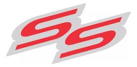 Adesivo Emblema Corsa Ss Resinado Vermelho Ss02