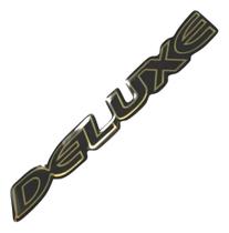 Adesivo Emblema Deluxe Compatível Blazer S10 Resinado