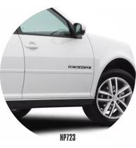 Adesivo Emblema Golf Generation Resinado Branco Preto