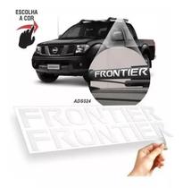 Adesivo Emblema Longarina Nissan Frontier 2012 Branco