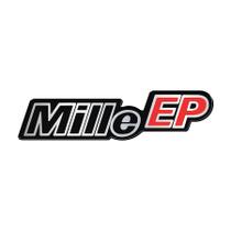 Adesivo Emblema Mille EP Cromado Tampa Traseira 16,9x4,3cm