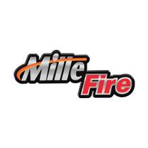 Adesivo Emblema Mille Fire Cromado Resinado 16x6,2 Cm Fiat Adesivo Emblema Mille Fire Cromado Resinado 16x6,2 Cm Fiat