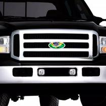 Adesivo Emblema Oval Grade Ford F250 Bandeira Brasil