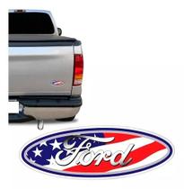 Adesivo Emblema Oval Traseira Ford F250 Bandeira Eua