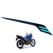 Adesivo Emblema Rabeta Traseira Direito Factor 150 Dx 2025 Azul Metálico