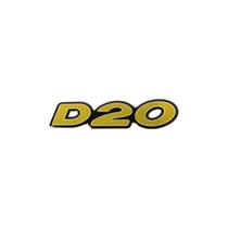 Adesivo Emblema Resinado Dourado Compatível D20 Adesivo Emblema Resinado Dourado Compatível D20