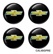 Adesivo Emblema Resinado Gm Preto Dourado Roda Calota 48mm Adesivo Emblema Resinado Gm Preto Dourado Roda Calota 48mm