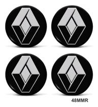 Adesivo Emblema Resinado P/calota Renault 58mm
