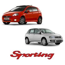Adesivo Emblema Sporting Resinado Fiat Punto E Stilo Adesivo Emblema Sporting Resinado Fiat Punto E Stilo