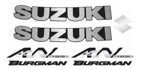 Adesivo Emblema Suzuki Burgman An125 2007 Kit 03 Adesivo Emblema Suzuki Burgman An125 2007 Kit 03