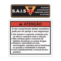 Adesivo Emblema Tanque Compatível Suzuki ETQ FK