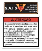 Adesivo Emblema Tanque Suzuki ETQ FK Compatível